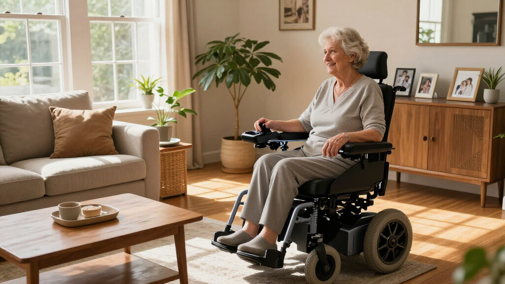 power wheelchair for seniors at home