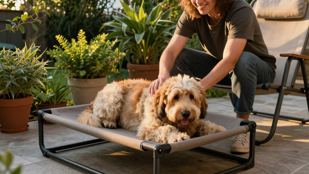 best indoor outdoor dog cot for big dogs