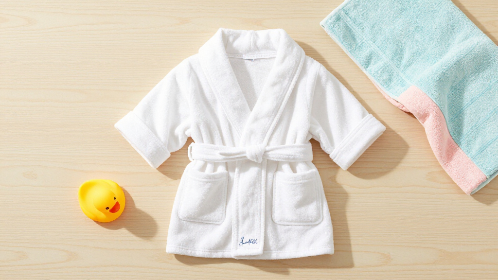 personalized baby bathrobe