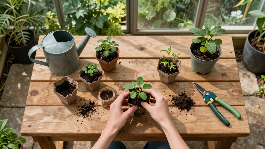 best potting tables for backyard greenhouse work