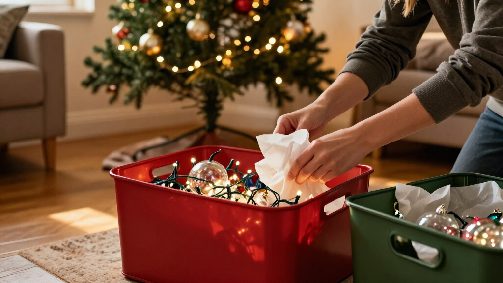 best Christmas decoration storage