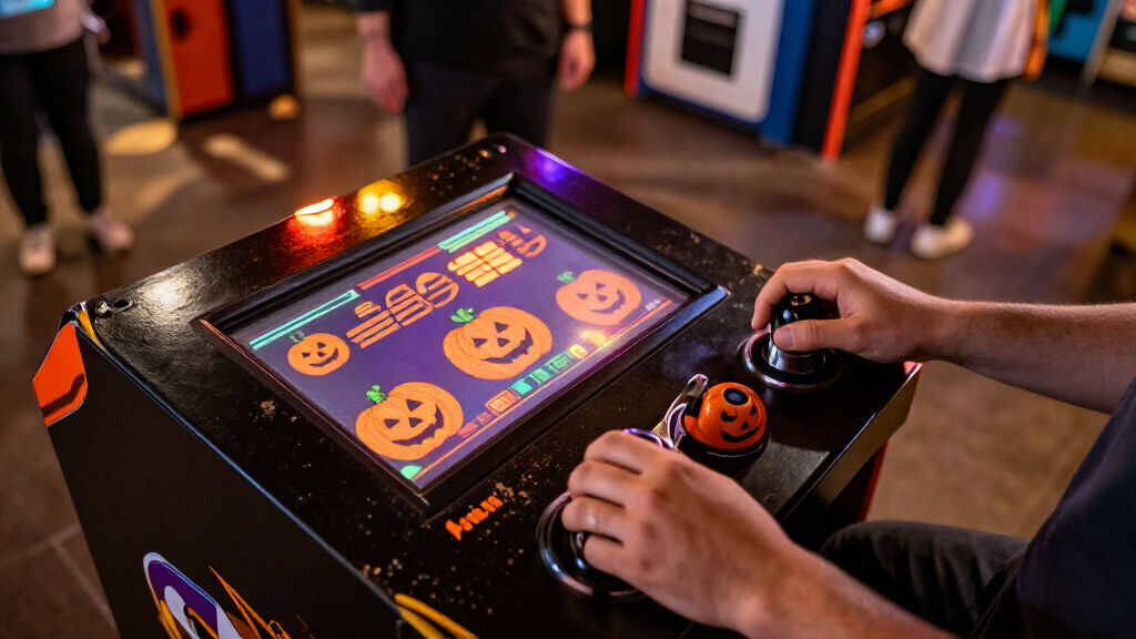 arcade machine Halloween games