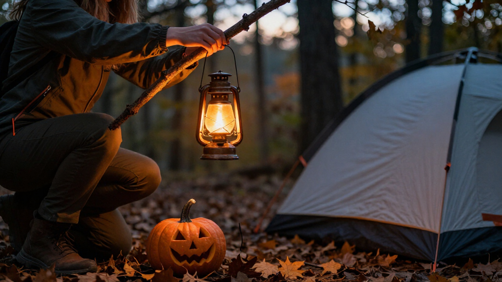 Halloween camping lanterns