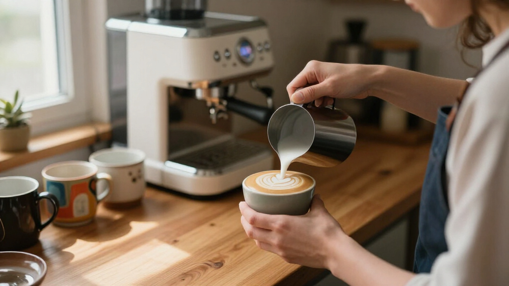 espresso machine for latte art