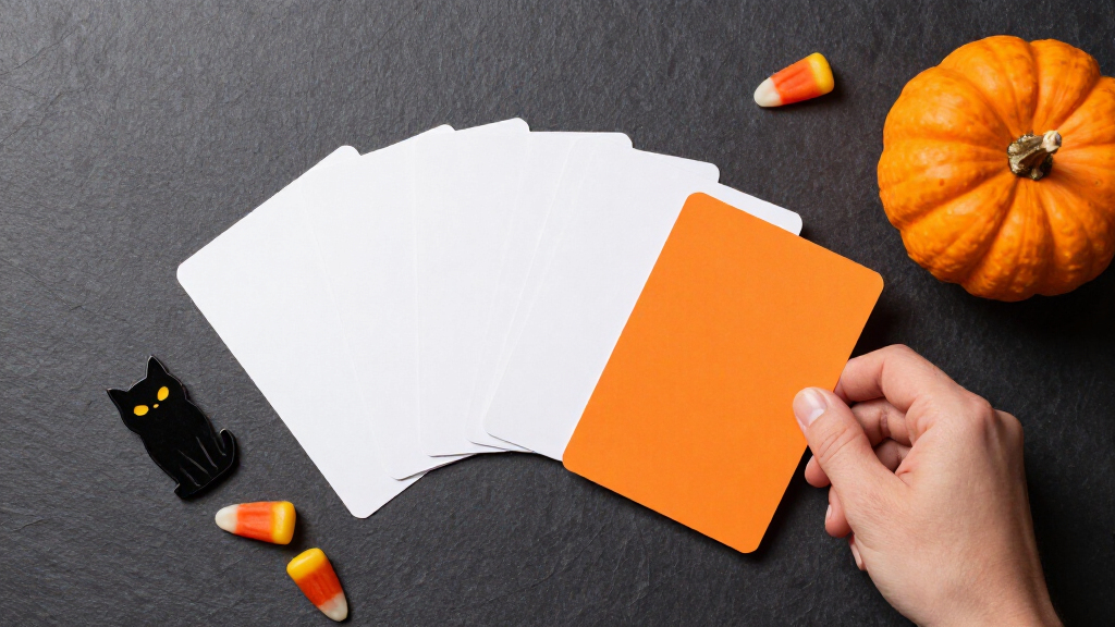 Halloween trivia card games