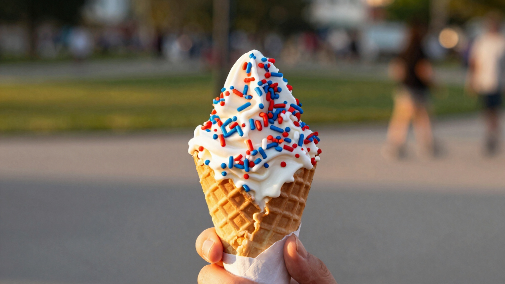 patriotic ice cream toppings