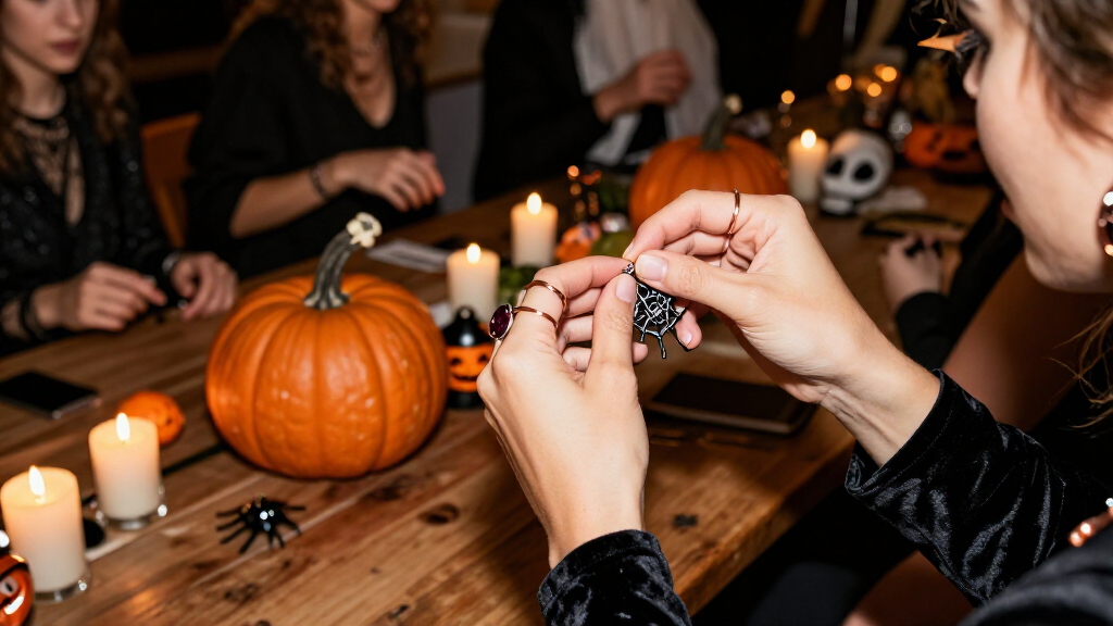 designer Halloween jewelry