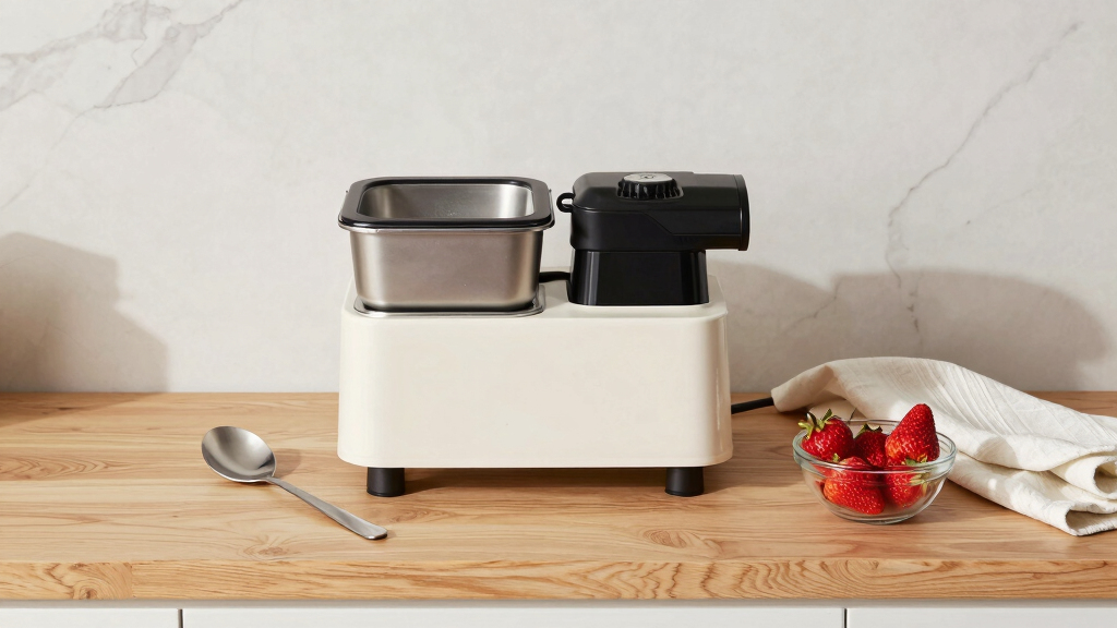 ice cream maker with compressor