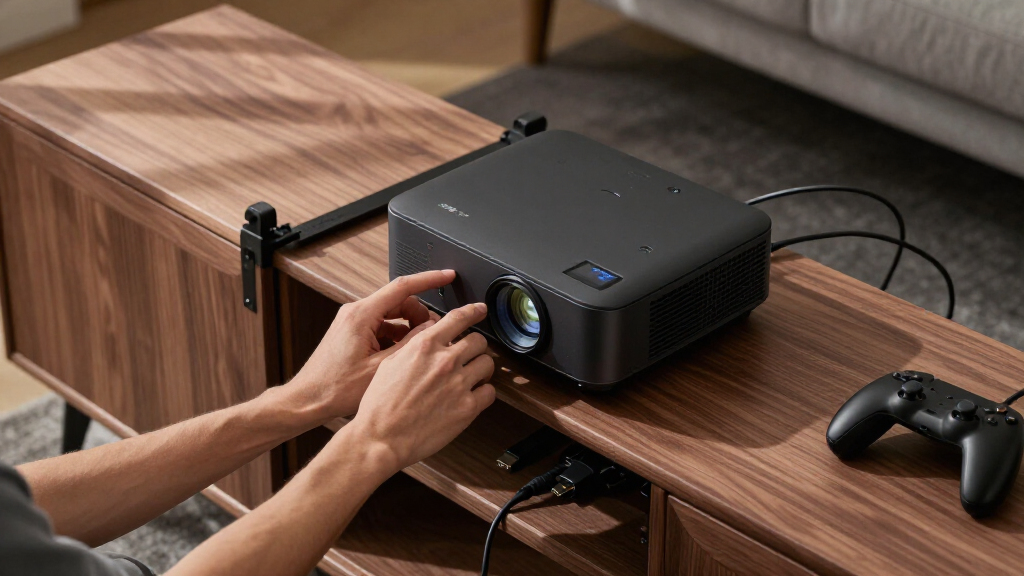 gaming projector cabinet