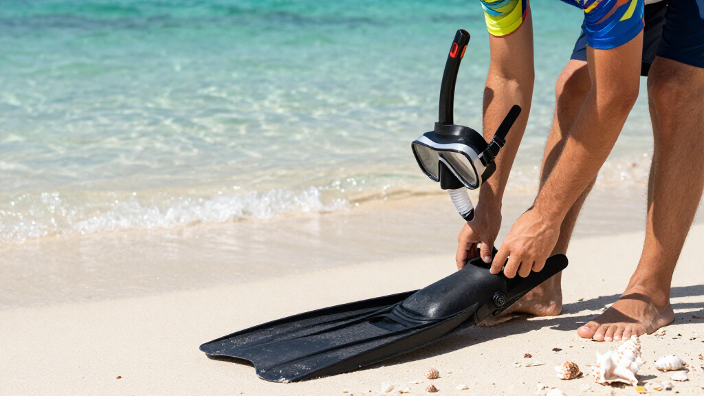 premium snorkel scuba mask and fin sets high end
