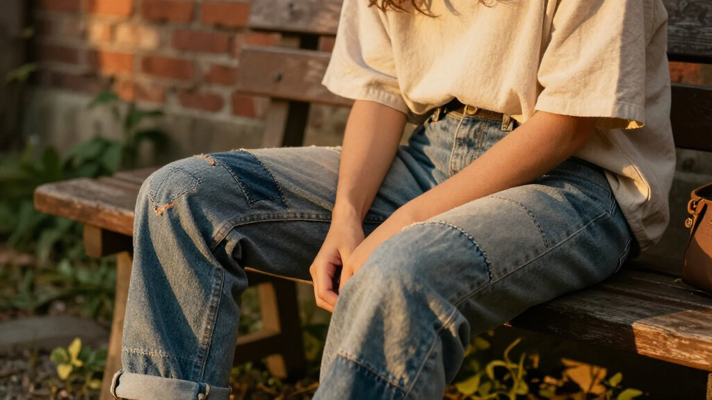 best upcycled vintage jeans