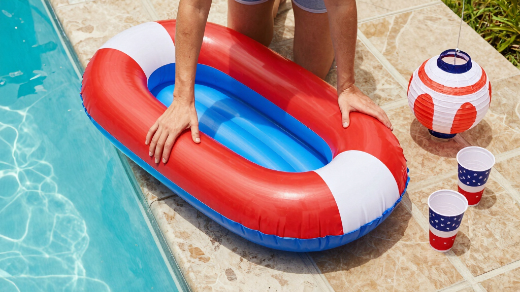patriotic pool party supplies