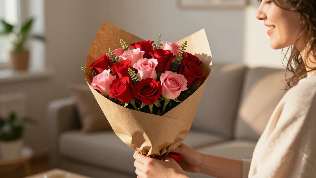 fast delivery valentine bouquet
