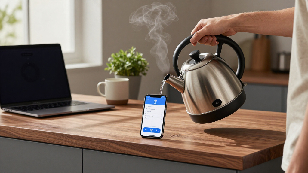electric kettle with temperature control