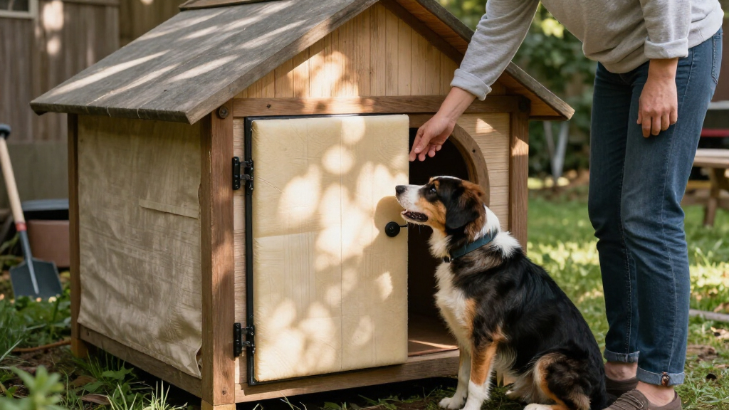 best insulated dog house doors