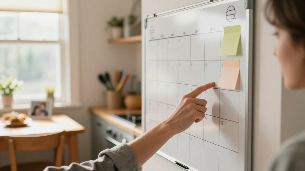 best whiteboard calendar for shared parenting schedules