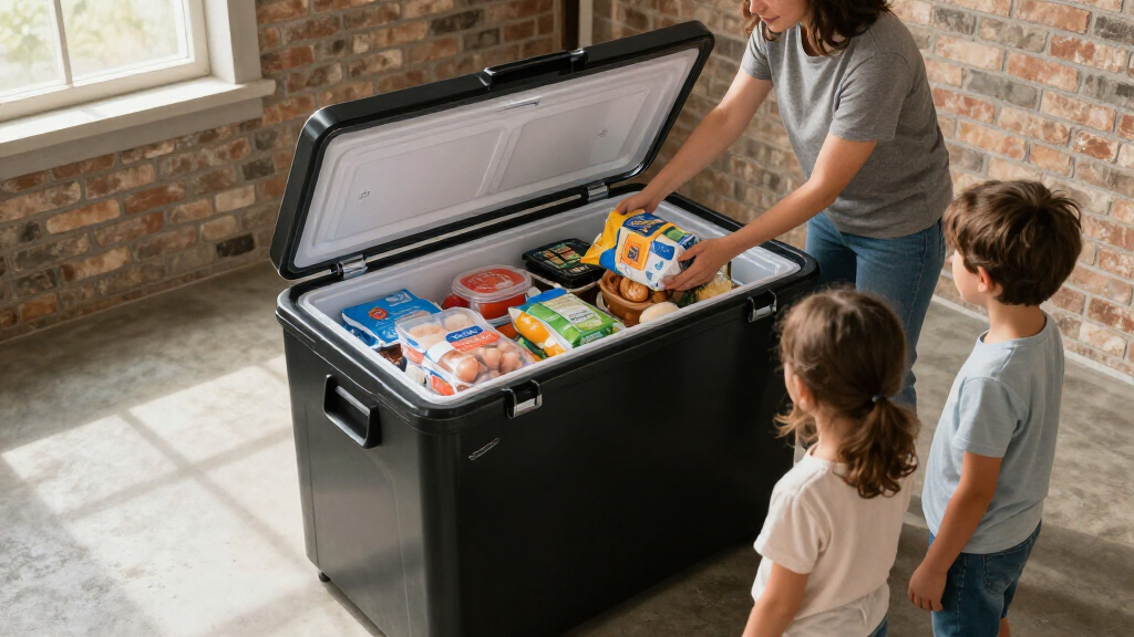 garage freezer chest large capacity