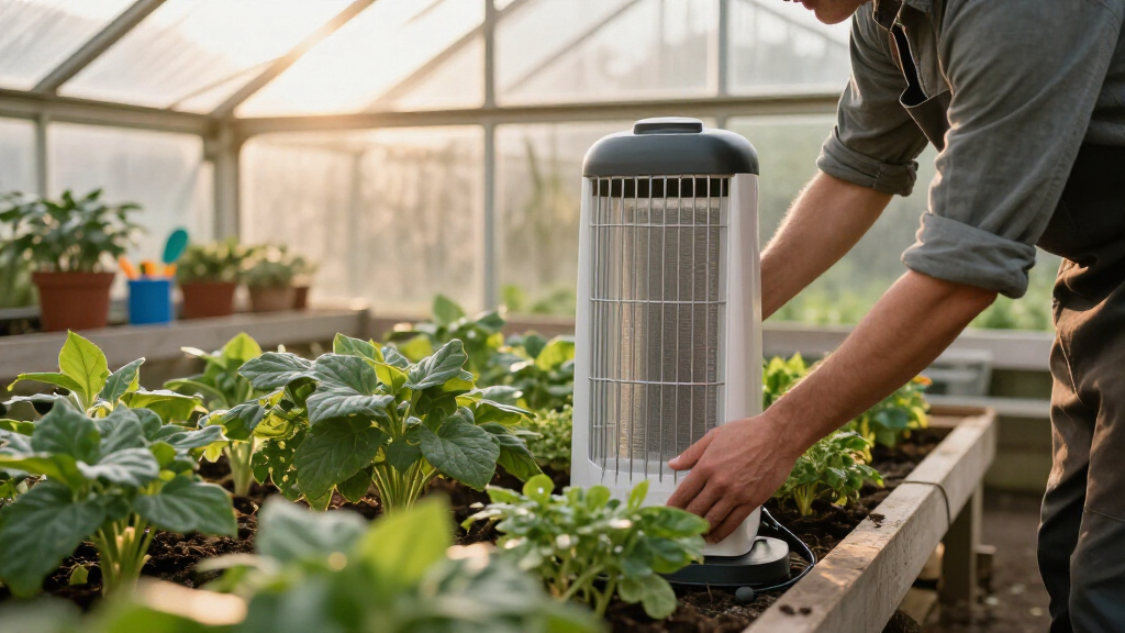 best under bench heater for small greenhouses