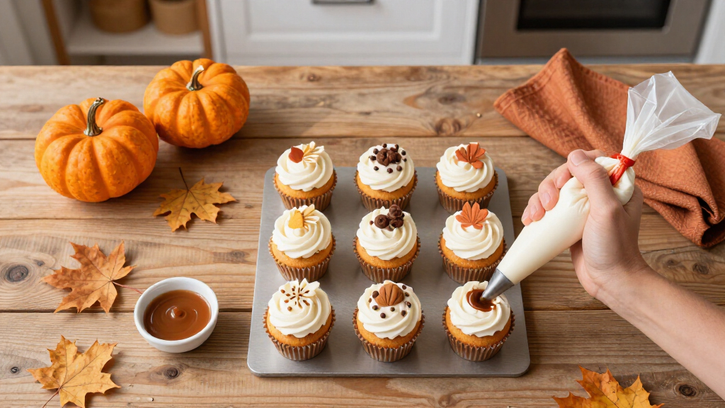 fall-themed dessert decorating kits