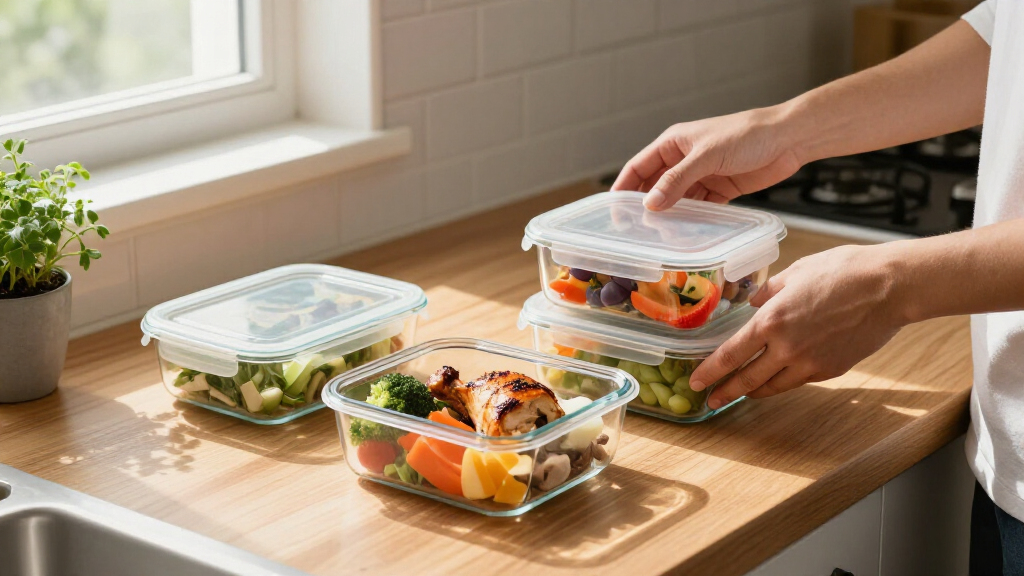 meal prep containers glass
