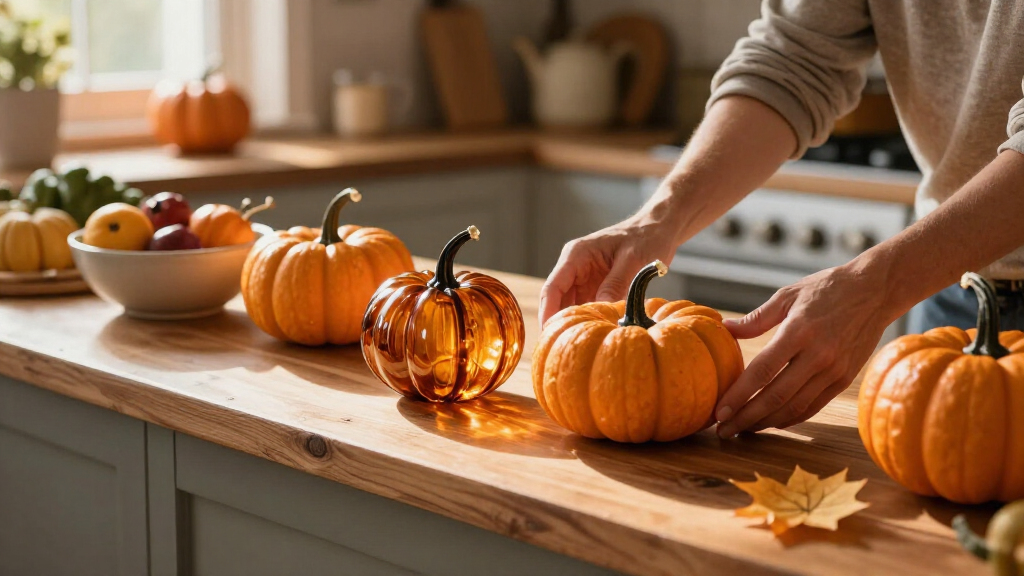 best decorative glass pumpkins