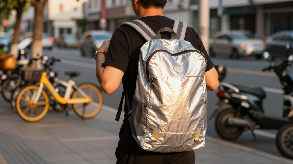 best reflective backpack cover for commuters