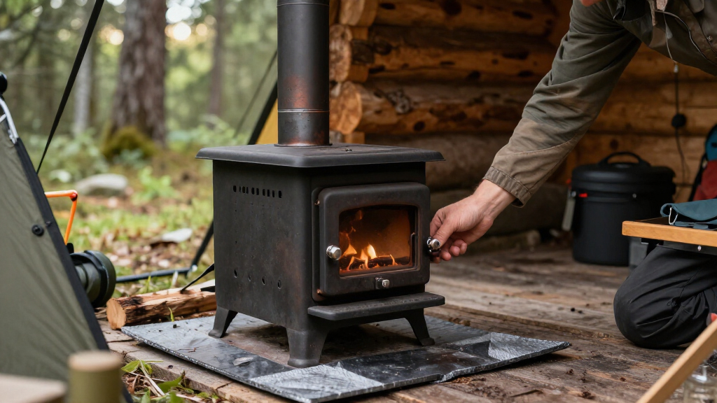 wall tent wood stove packages