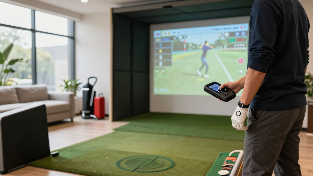 best portable golf radar for home simulator