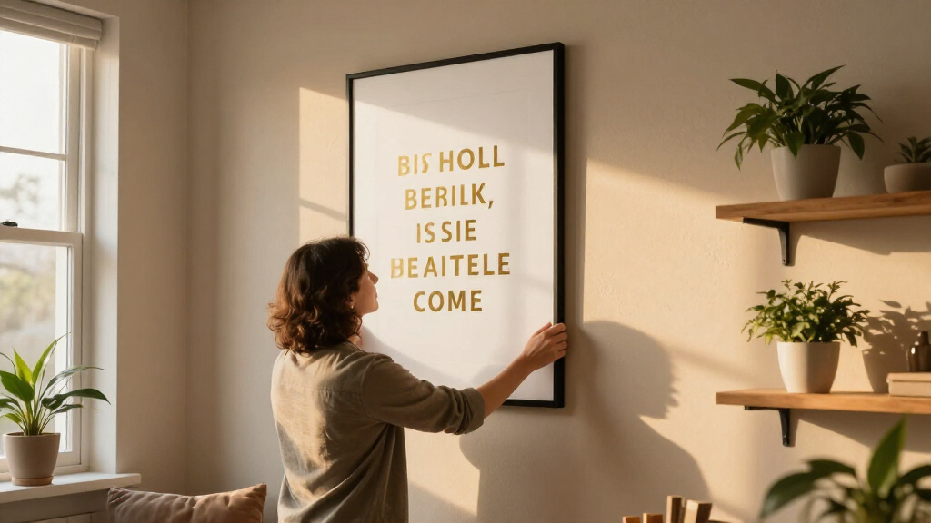 motivational quote wall art