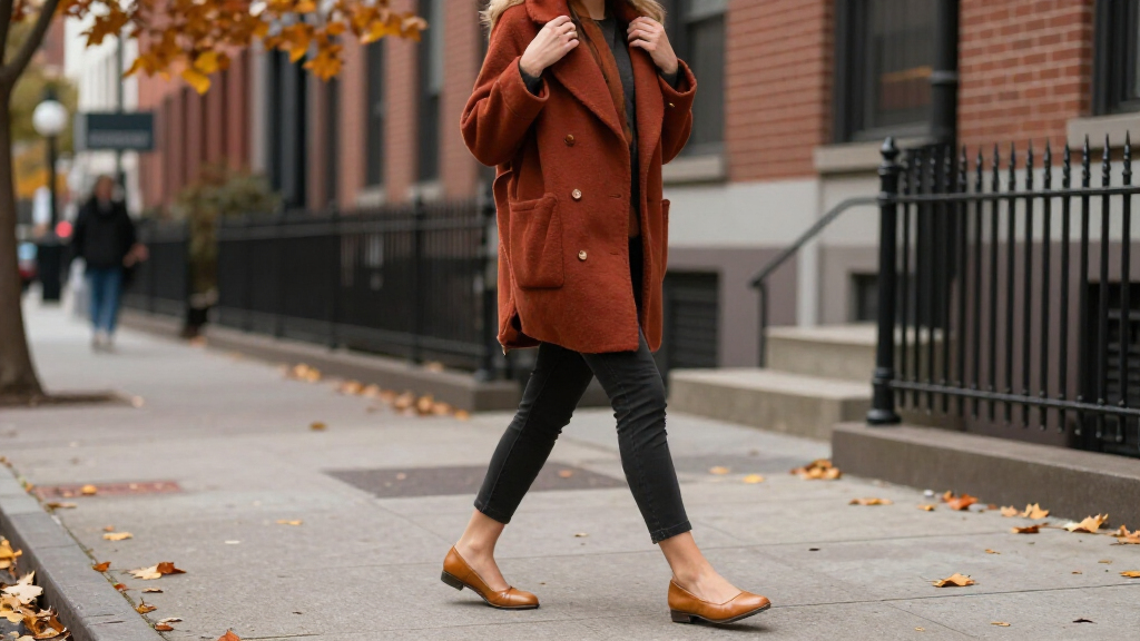 best flat shoes and fall jackets