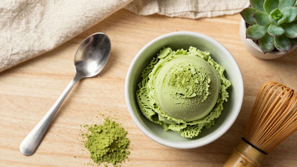 matcha green tea ice creams