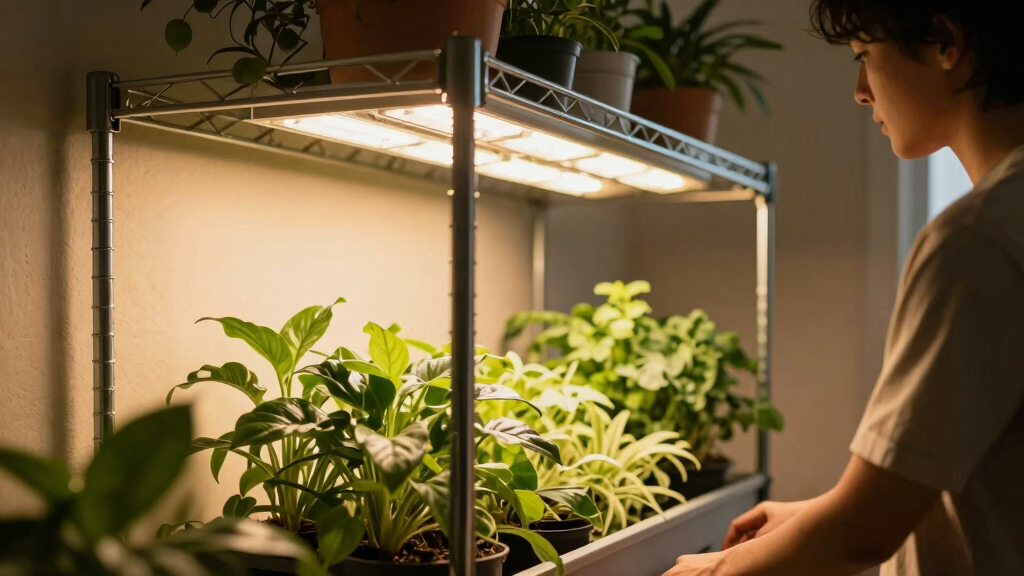 best heavy duty grow shelf with lights