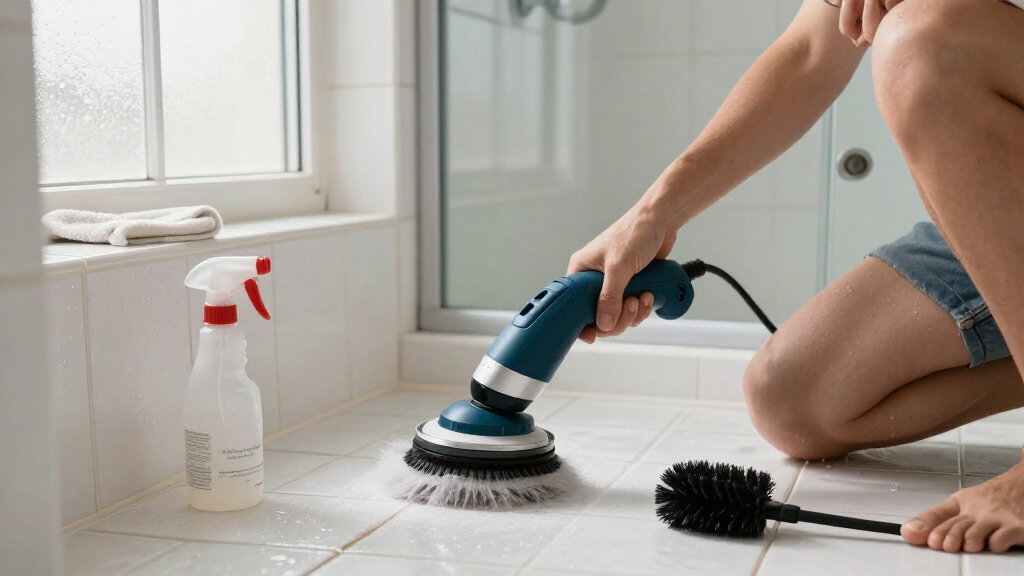 cordless electric spin scrubbers