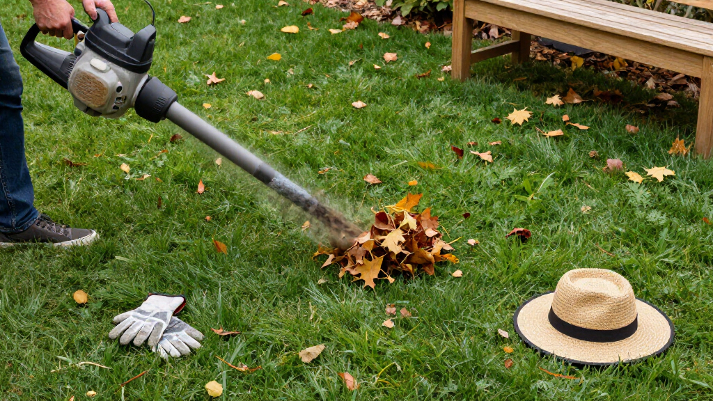 gas-powered leaf blowers