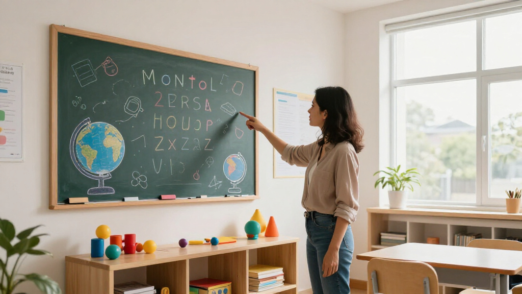 school-themed wall art