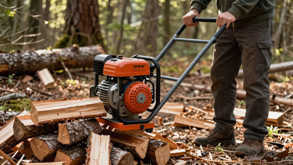 gas-powered log splitters