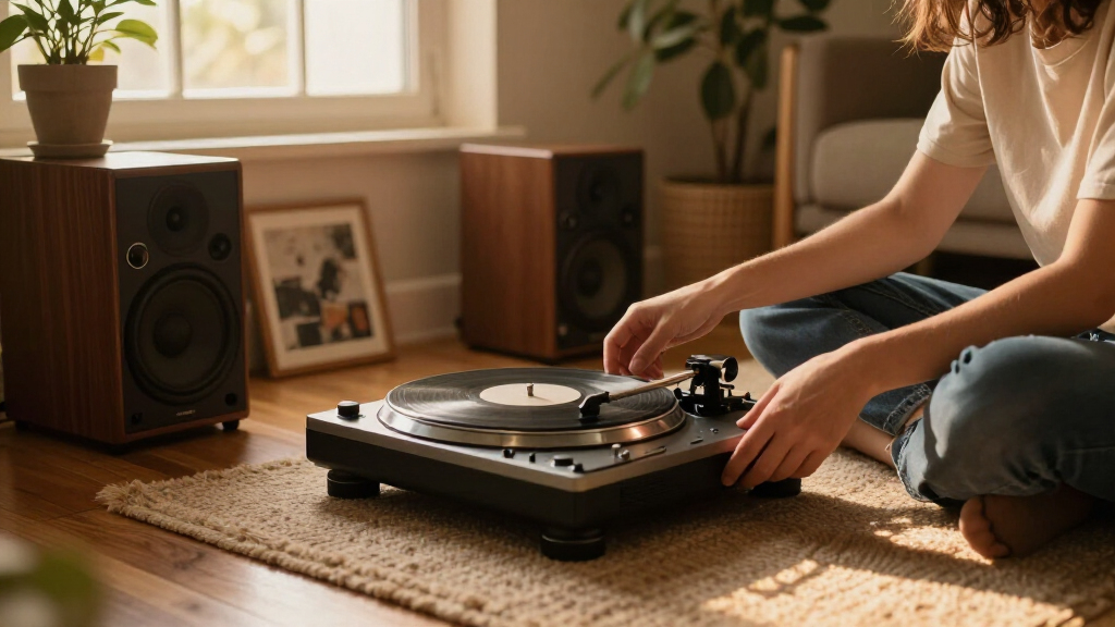 direct drive turntable for home listening