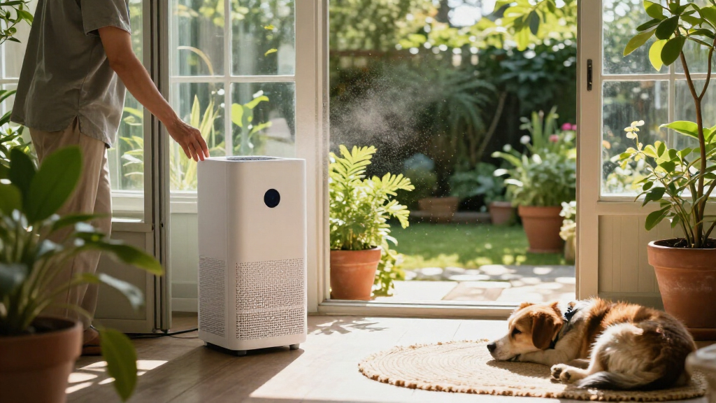 air purifier for pollen season 1500 sq ft