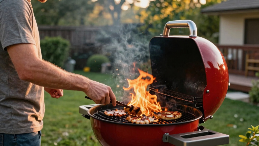 patriotic outdoor grills