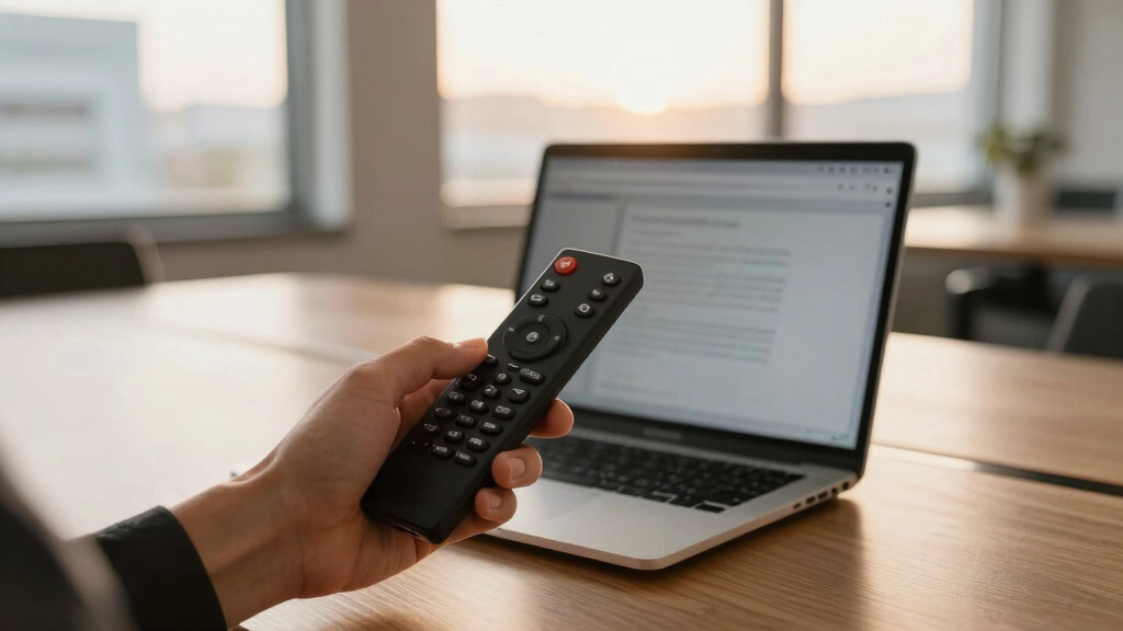 business presentation remote
