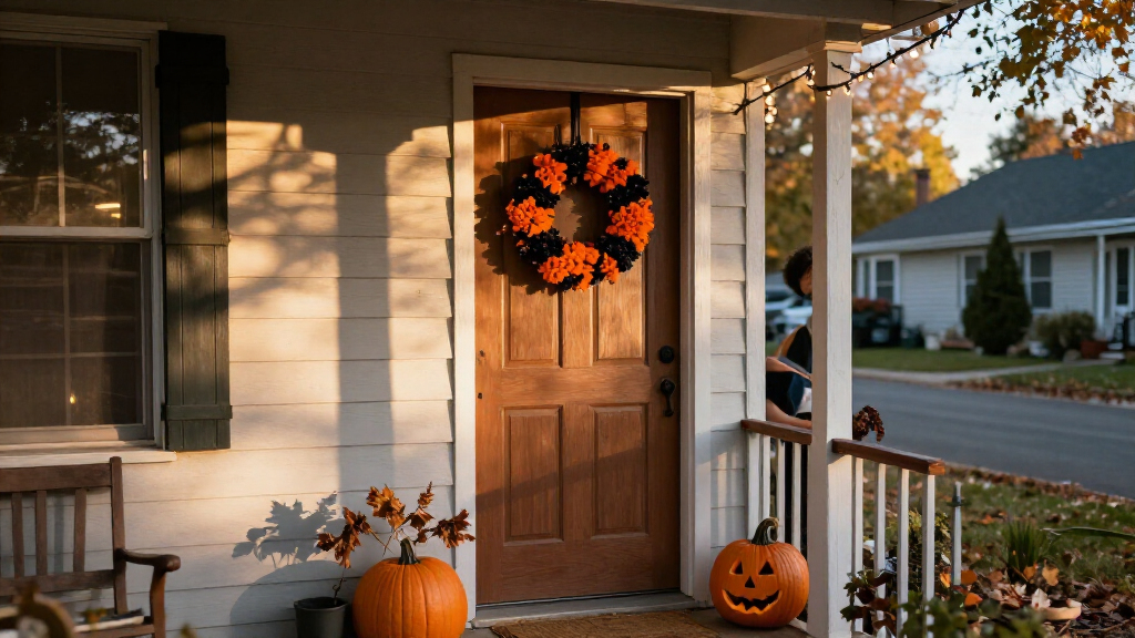 Halloween door decorations