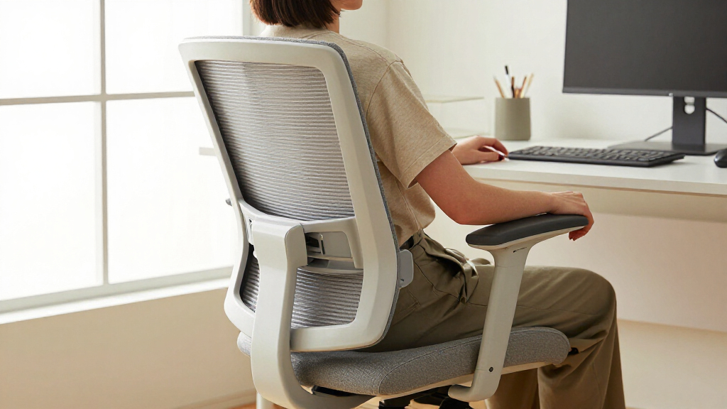 editing chair ergonomic model
