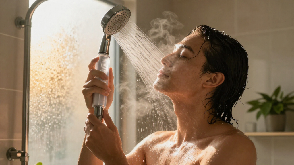 best shower water filter for hair and skin
