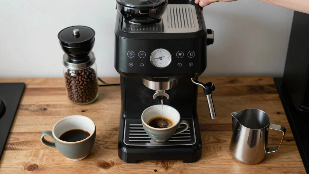 prosumer espresso machine with grinder bundle
