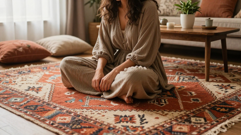 boho area rugs