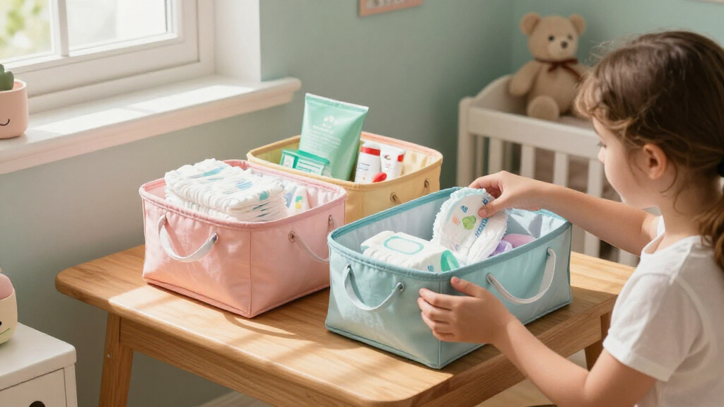 best changing table organizers for diaper supplies