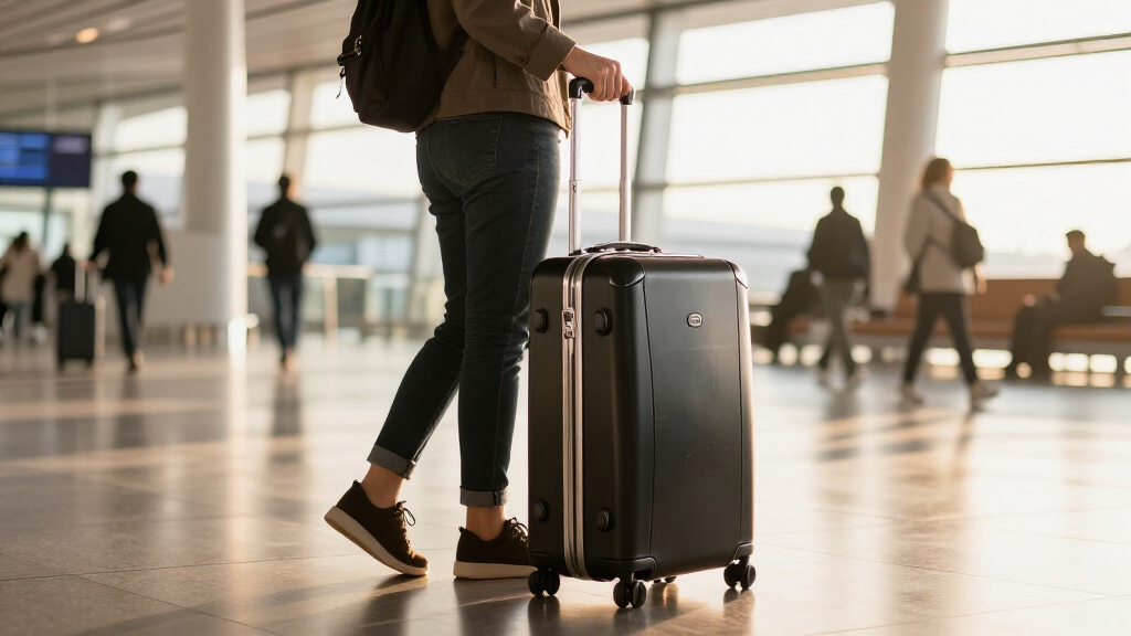 luxury spinner suitcases for international trips