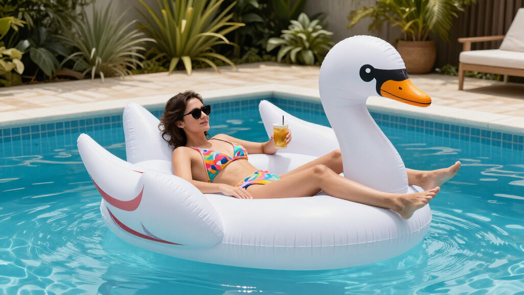 inflatable pool floats