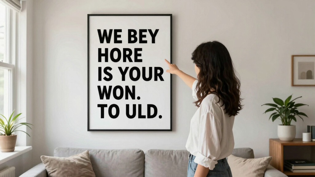 motivational quote wall art