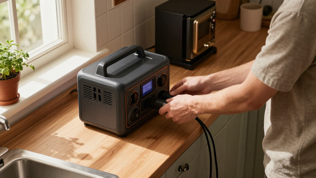 portable power station for pellet stove backup